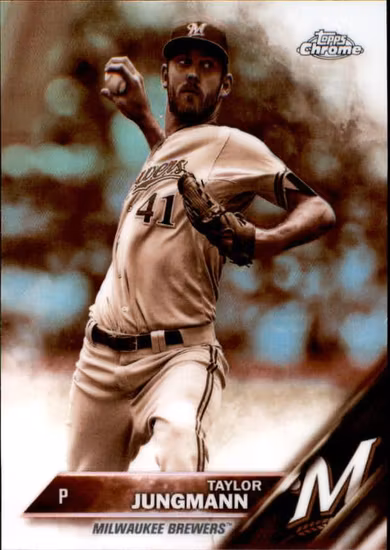 2016 Topps Chrome Sepia Refractors #160 Taylor Jungmann (20-DD11-MLBBREWERS)