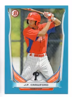 2014 Bowman Draft Top Prospects Blue #TP22 J.P. Crawford (10-EE7-MLBPHILLIES)