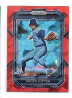 2023 Panini Prizm Prizms Red Ice #284 Bruce Sutter (20-EE13-MLBCUBS)