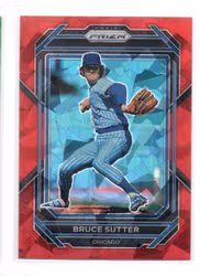 2023 Panini Prizm Prizms Red Ice #284 Bruce Sutter (20-EE13-MLBCUBS)