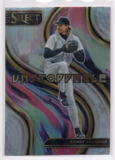 2023 Select Unstoppable Prizms Silver #14 Randy Johnson (20-EE10-MLBMARINERS)