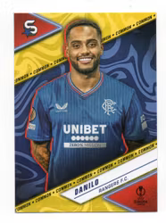 2023-24 Topps UEFA Club Competitions Superstars Yellow #124 Danilo (10-EE5-SOCCERRANGERS)