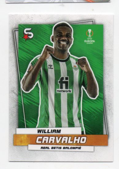 2022-23 Topps UEFA Superstars #174 William Carvalho (10-EE8-SOCCERBETIS)