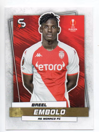 2022-23 Topps UEFA Superstars #141 Breel Embolo (10-EE8-SOCCERMONACO)