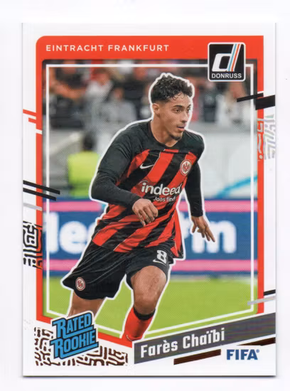 2023-24 Donruss #197 Fares Chaibi RR (10-AA7-SOCCEREINTRACHTFRANKFURT)