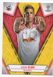 2023-24 Topps UEFA Club Competitions Superstars Yellow #130 Dani Olmo (10-CC2-SOCCERLEIPZIG)