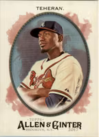 2017 Topps Allen and Ginter Hot Box Foil #71 Julio Teheran (12-FF14-MLBBRAVES)
