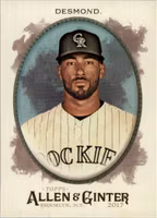 2017 Topps Allen and Ginter Hot Box Foil #84 Ian Desmond (12-FF14-MLBROCKIES)