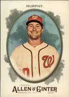 2017 Topps Allen and Ginter Hot Box Foil #156 Daniel Murphy (12-FF14-MLBNATIONALS)
