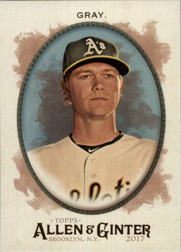 2017 Topps Allen and Ginter Hot Box Foil #162 Sonny Gray (12-FF14-MLBATHLETICS)
