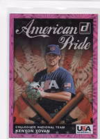 2019 Donruss American Pride Pink Firework #19 Kenyon Yovan (15-FF15-MLBUSA)