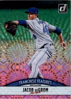 2019 Donruss Franchise Features Pink Firework #19 Jacob deGrom Jon Duplantier (20-FF14-MLBOTHERS)
