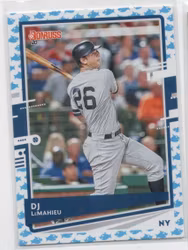 2020 Donruss Baby Shark #119 DJ LeMahieu (15-FF15-MLBYANKEES)
