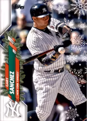 2020 Topps Walmart Holiday #HW139 Gary Sanchez (10-GG2-MLBYANKEES)
