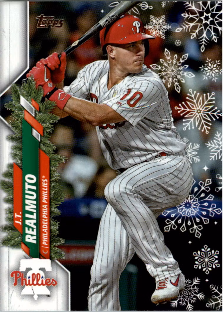 2020 Topps Walmart Holiday #HW176 J.T. Realmuto (10-GG2-MLBPHILLIES)