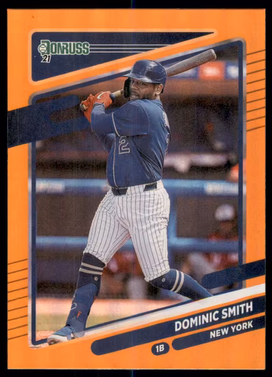 2021 Donruss Holo Orange #197 Dominic Smith (12-FF14-MLBMETS)