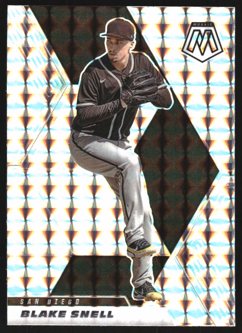 2021 Panini Mosaic Mosaic #37 Blake Snell (12-FF13-MLBPADRES)