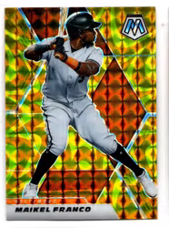 2021 Panini Mosaic Mosaic Reactive Yellow #61 Maikel Franco (12-FF14-MLBORIOLES)