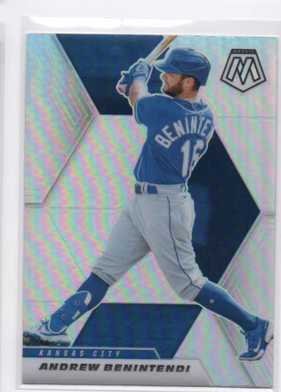 2021 Panini Mosaic Silver Prizm #7 Andrew Benintendi (12-FF15-MLBROYALS)