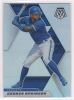 2021 Panini Mosaic Silver Prizm #142 George Springer (15-FF14-MLBBLUEJAYS)