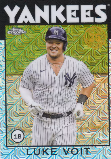 2021 Topps '86 Topps Silver Pack Chrome Series 2 #86TC26 Luke Voit (12-FF14-MLBYANKEES)