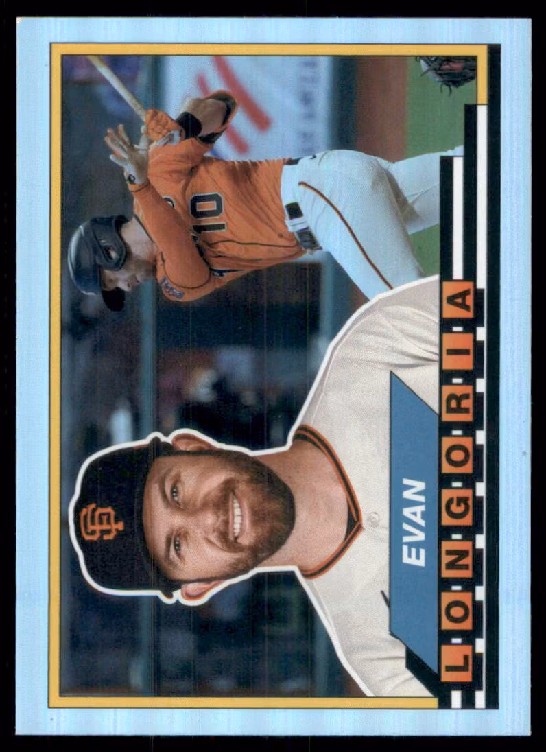 2021 Topps Archives '89 Topps Big Foil #89BF16 Evan Longoria (12-FF14-MLBGIANTS)