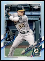 2021 Topps Chrome Refractors #37 Mark Canha (10-GG2-MLBATHLETICS)