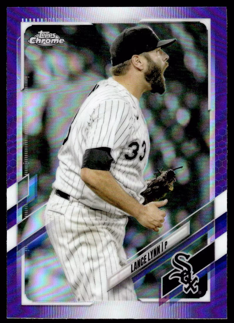 2021 Topps Chrome Update Purple Refractors #USC57 Lance Lynn (12-FF14-MLBWHITESOX)