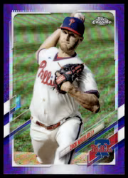 2021 Topps Chrome Update Purple Refractors #USC67 Zack Wheeler (12-FF14-MLBPHILLIES)