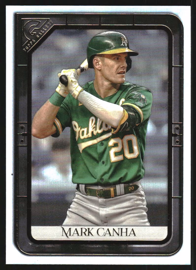 2021 Topps Gallery Rainbow Foil #166 Mark Canha (12-FF14-MLBATHLETICS)