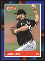 2022 Donruss Holo Purple #267 Lance Lynn RETRO (12-FF14-MLBWHITESOX)