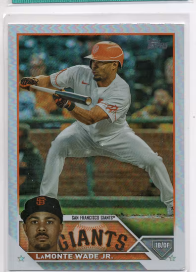 2023 Topps Update Silver Foil #US264 LaMonte Wade Jr. (15-GG1-MLBGIANTS)