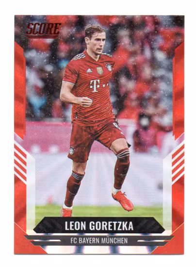 2021-22 Score FIFA Red Lava #176 Leon Goretzka (15-FF11-SOCCERBAYERNMUNCHEN)