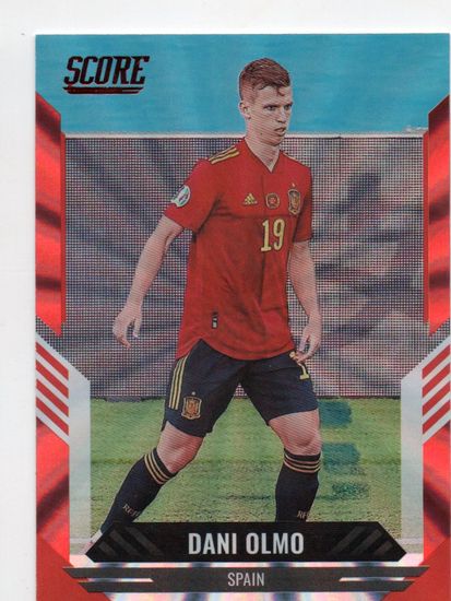 2021-22 Score FIFA Red Lava #98 Dani Olmo (15-FF11-SOCCERSPAIN)