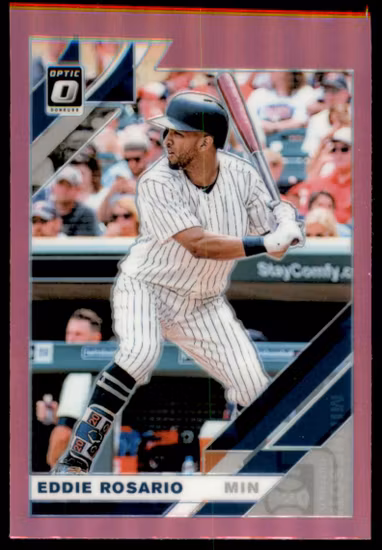 2019 Donruss Optic Pink #103 Eddie Rosario (15-GG10-MLBTWINS)