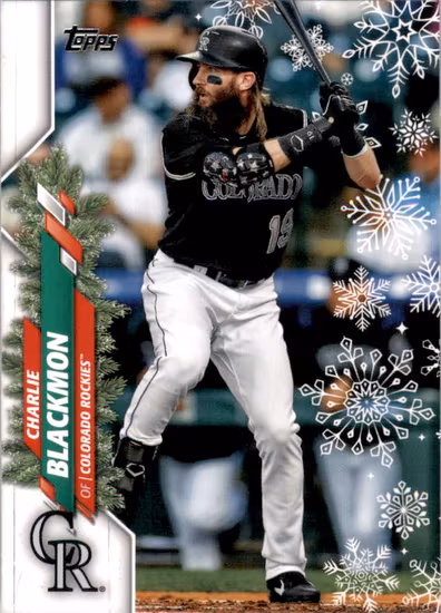 2020 Topps Walmart Holiday #HW95 Charlie Blackmon (10-GG9-MLBROCKIES)