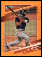2021 Donruss Holo Orange #73 Alex Verdugo (12-GG10-MLBREDSOX)