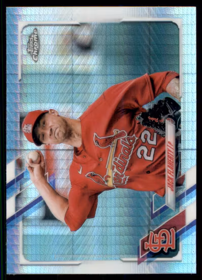 2021 Topps Chrome Prism Refractors #70 Jack Flaherty (15-GG10-MLBCARDINALS)