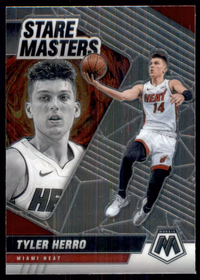 2020-21 Panini Mosaic Stare Masters #1 Tyler Herro (15-HH11-NBAHEAT)