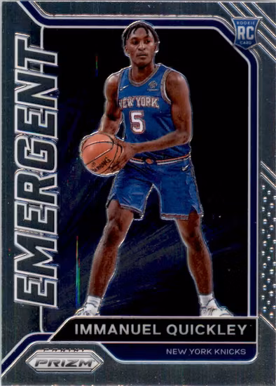 2020-21 Panini Prizm Emergent #8 Immanuel Quickley (15-HH11-NBAKNICKS)