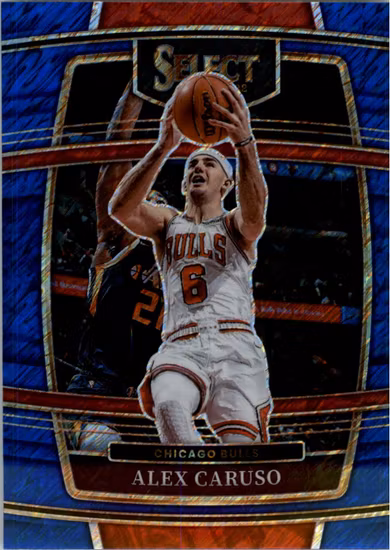 2021-22 Select Prizms Blue Shimmer #9 Alex Caruso (15-HH11-NBABULLS)