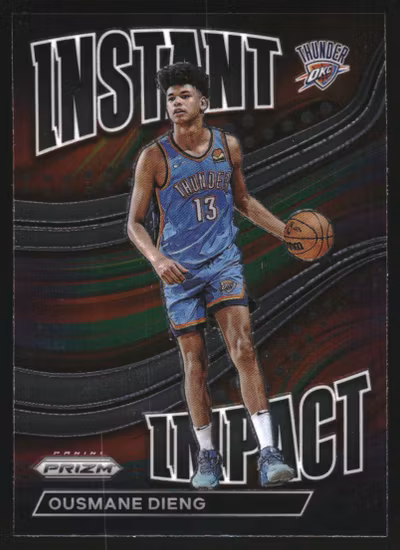 2022-23 Panini Prizm Instant Impact #15 Ousmane Dieng (15-HH11-NBATHUNDER)