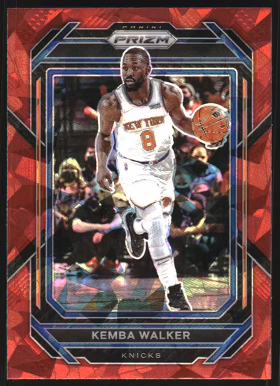 2022-23 Panini Prizm Prizms Red Ice #86 Kemba Walker (15-HH11-NBAKNICKS)