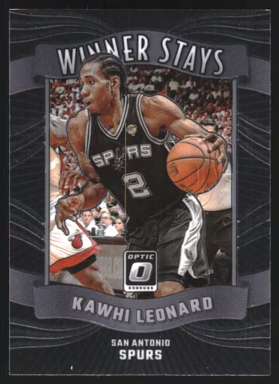 2023-24 Donruss Optic Winner Stays #18 Kawhi Leonard (15-HH11-NBASPURS)