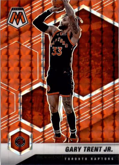 2020-21 Panini Mosaic Mosaic Red #135 Gary Trent Jr. (20-HH10-NBARAPTORS)