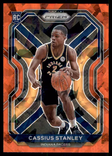 2020-21 Panini Prizm Prizms Red Ice #285 Cassius Stanley (20-HH10-NBAPACERS)