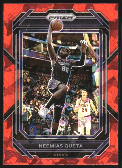2022-23 Panini Prizm Prizms Red Ice #121 Neemias Queta (15-HH10-NBAKINGS)