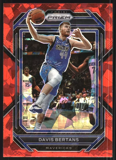 2022-23 Panini Prizm Prizms Red Ice #189 Davis Bertans (20-HH10-NBAMAVERICKS)