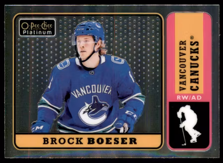 2018-19 O-Pee-Chee Platinum Retro #R64 Brock Boeser (20-HH7-NHLCANUCKS)