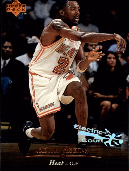 1995-96 Upper Deck Electric Court #269 Keith Askins (5-HH12-NBAHEAT) POOR CORNERS